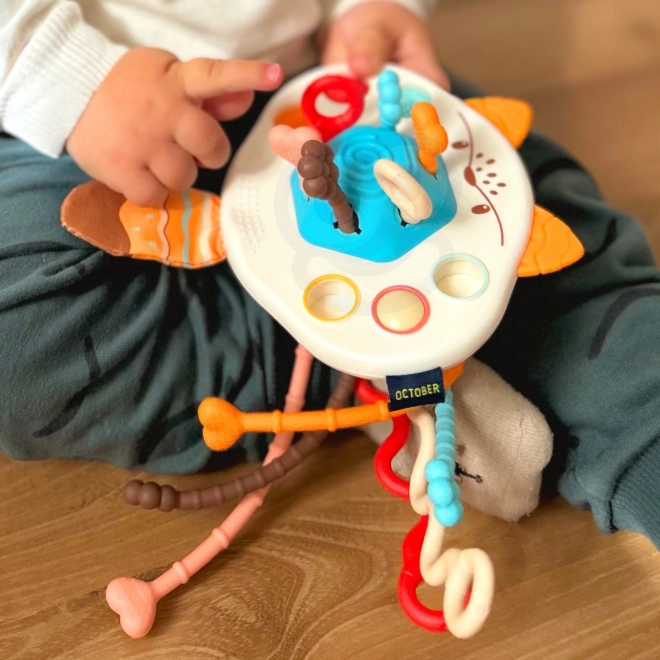 Montessori Sensorik-Spielzeug Greifling Rassel Fuchs