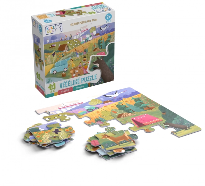 Riesenpuzzle Ausflug