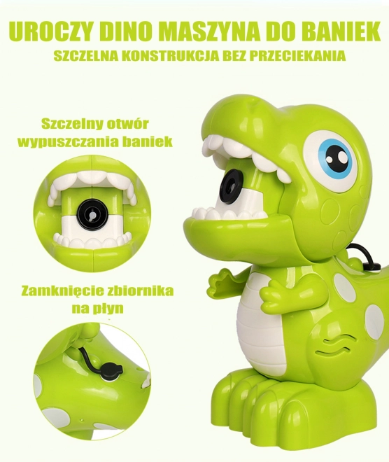 Woopie Dino-Maschine für Seifenblasen