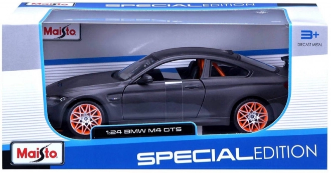 BMW M4 GTS Modellauto grau 1:24