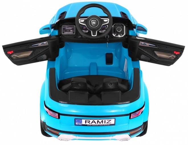 Elektrisches Spielzeugauto Sportwagen Rapid Racer blau