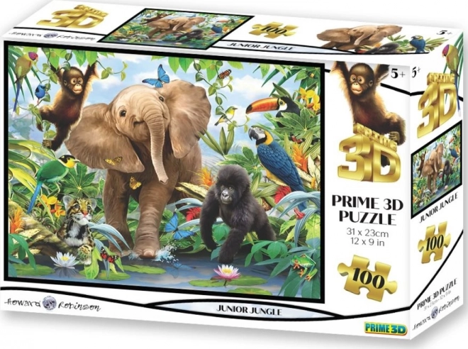 3D Puzzle Dschungel mit 100 Teilen