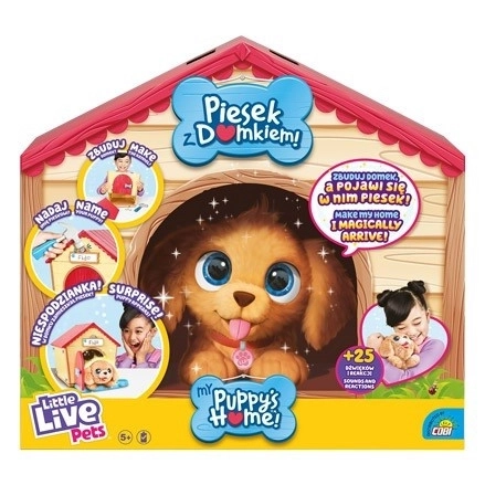 Interaktive Plüschfigur Little Live Pets Hund mit Haus