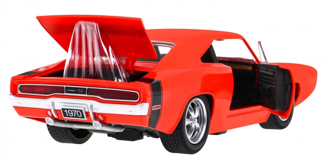 Ferngesteuertes Auto 1970 Dodge Charger RT Rot Rastar Modell 1:16