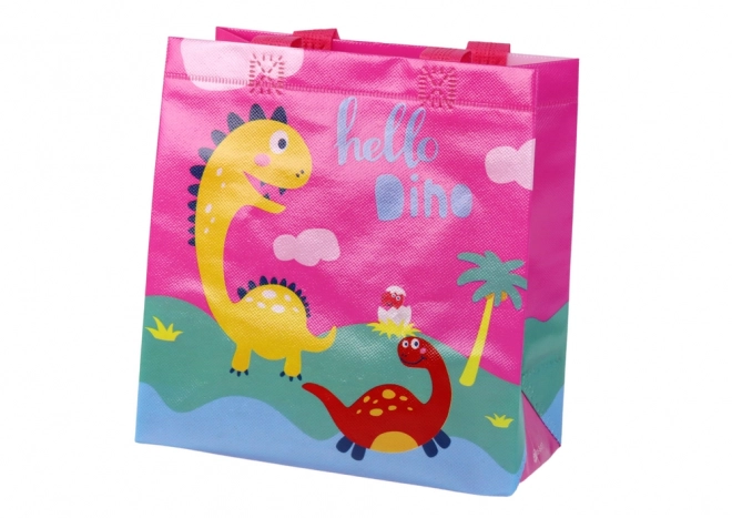 Rosa Dinosaurier Geschenk Tasche