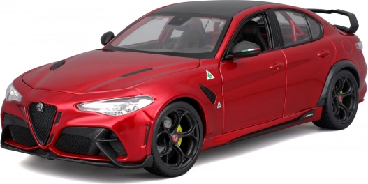 Metallmodellauto 1:18 BBURAGO Alfa Romeo Giulia GTA rote Metallic-Lackierung