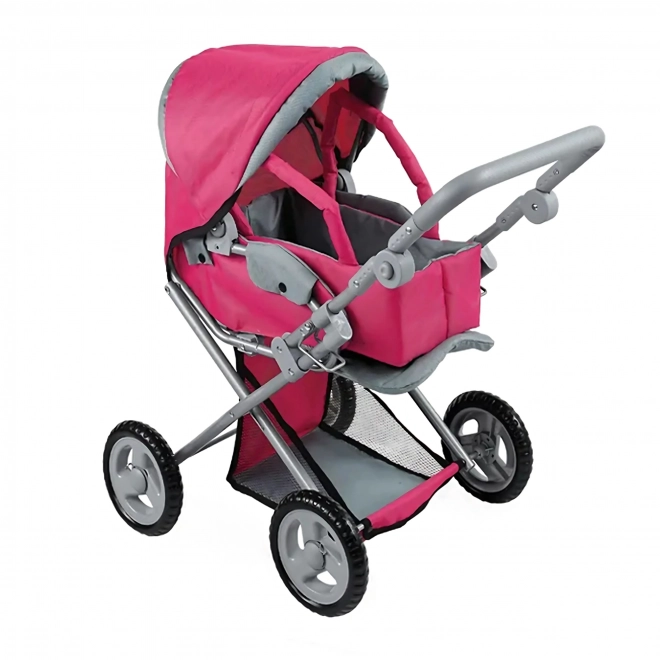 Woopie royal puppenwagen 4-in-1 mit babyschale und verstellbarem griff