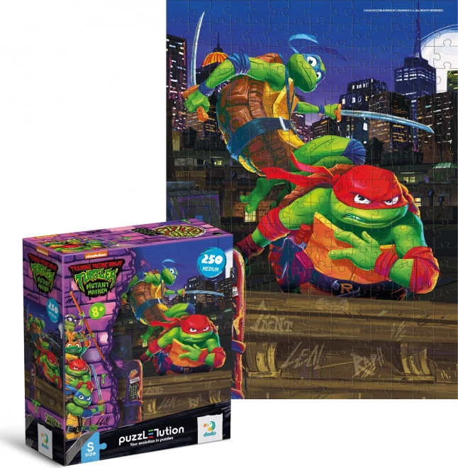 DODO Puzzle Teenage Mutant Ninja Turtles: Leonardo und Raphael 250 Teile