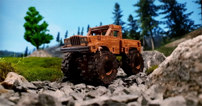 Holz 3D Puzzle - Monster Truck Modell