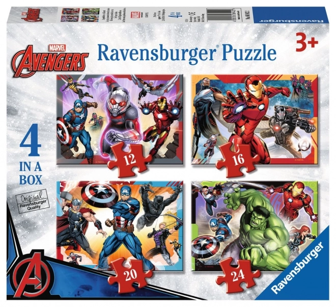 Ravensburger Puzzle Avengers Helden 4-in-1