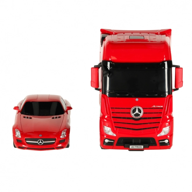Fernbedienbares Auto Mercedes-Benz Actros rot