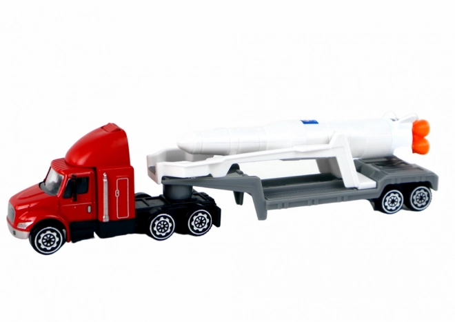 Weltraum Spielfiguren Set LKW Rakete