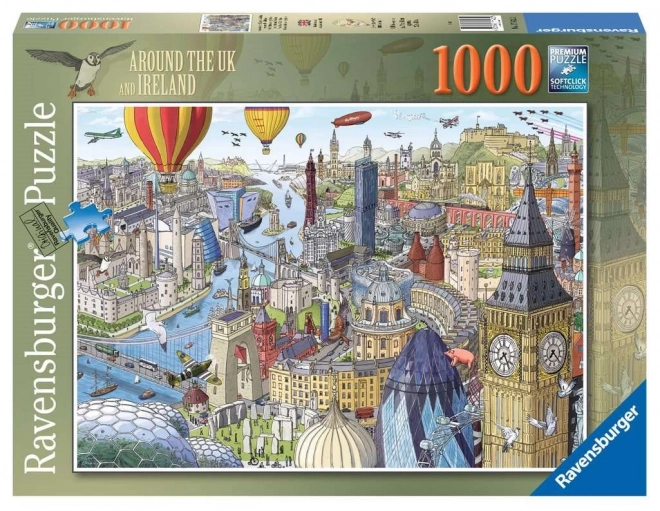 Ravensburger Puzzle Rund um Großbritannien und Irland 1000 Teile