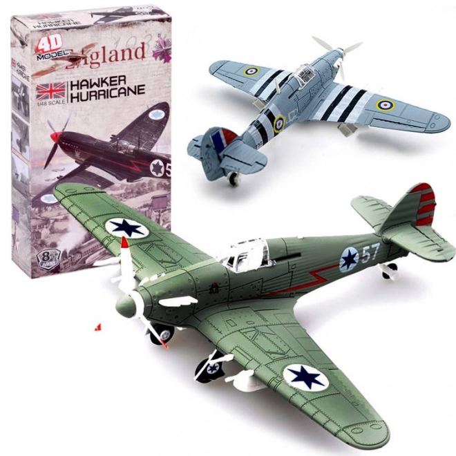 Hawker Hurricane Flugzeugmodell im Maßstab 1:48