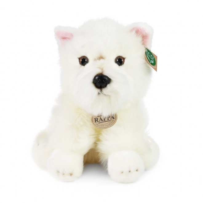 Sitzender Westie Plüschhund 30 cm Umweltfreundlich