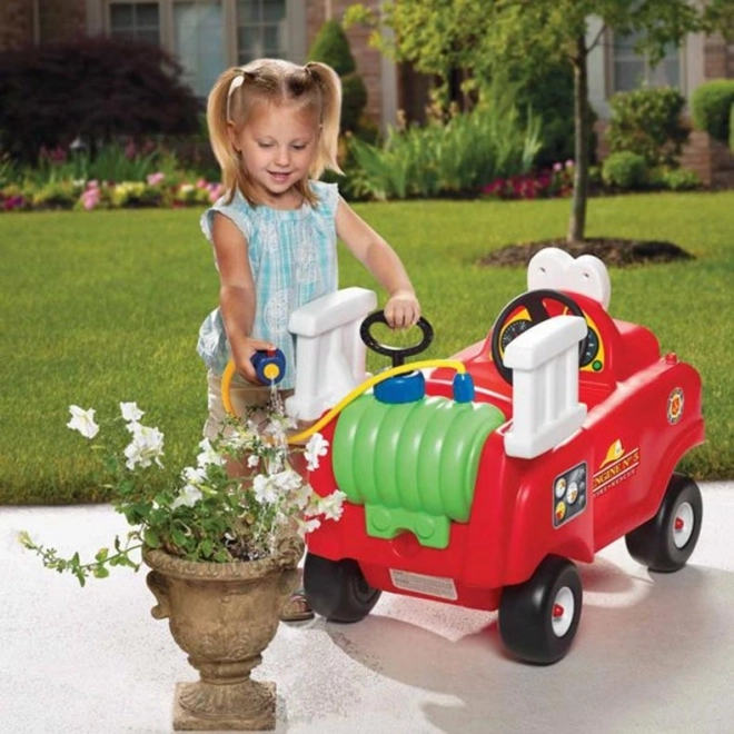 Spritz- und Rettungs-Feuerwehrwagen von Little Tikes