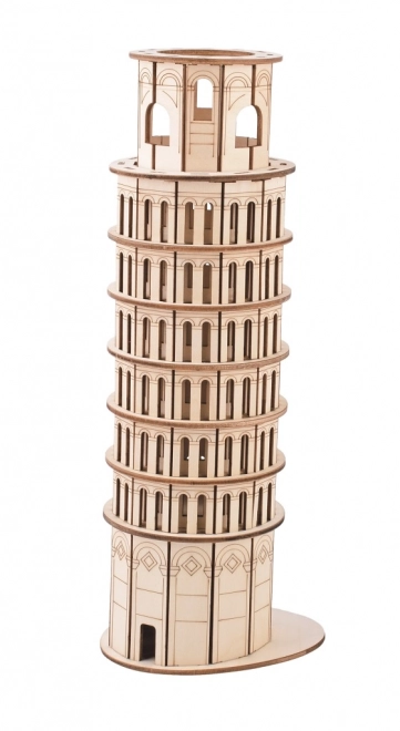 Holz 3D Puzzle Schiefe Turm von Pisa