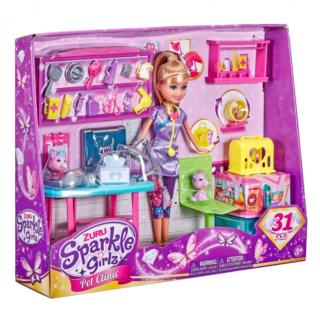 Sparkle Girlz Tierklinik Spielset