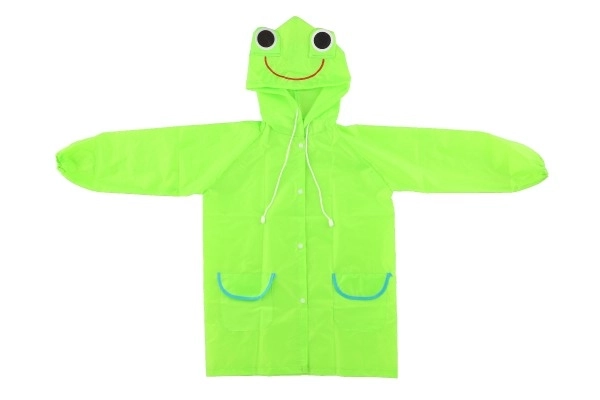 Kinderregenmantel Frosch grün