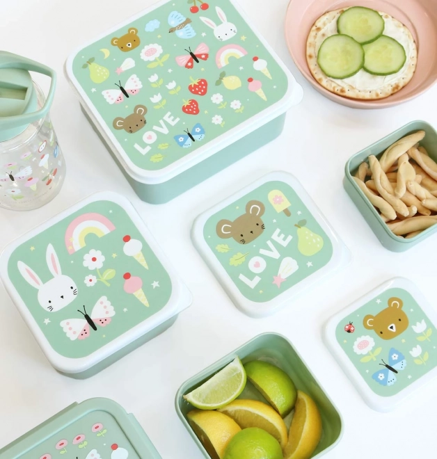 A Little Lovely Company - Snackbox-Set Freude