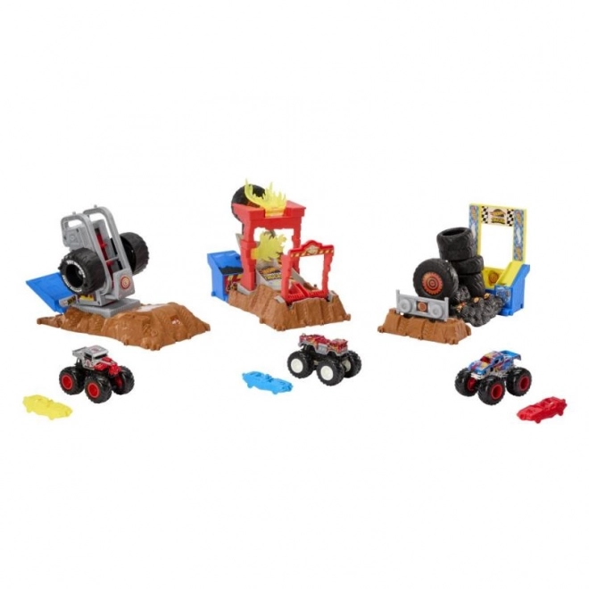 Hot Wheels Monster Trucks Arena - Rennherausforderung Spielset