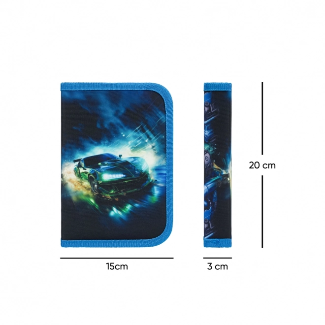 Schulmäppchen Rennauto einlagig