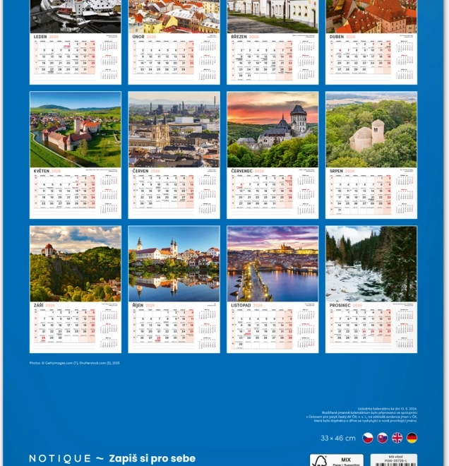 Wandkalender Mein Land 2026