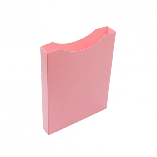 Pastellfarbene A4-Heftbox rosa