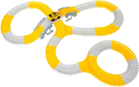 Flexible, einrastende Strecke für endlose Konfigurationen