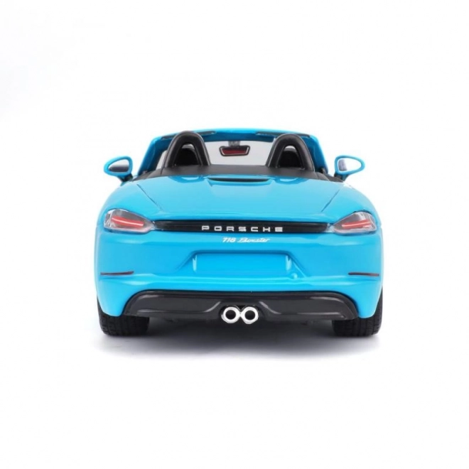 Bburago Porsche 718 Boxster Modellauto Blau