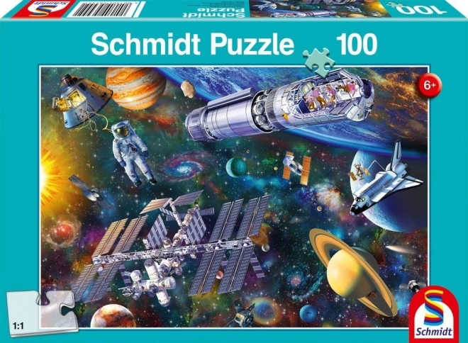 Schmidt Puzzle Weltraumspaß 100 Teile