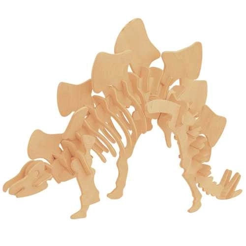 Holz 3D Puzzle Stegosaurus