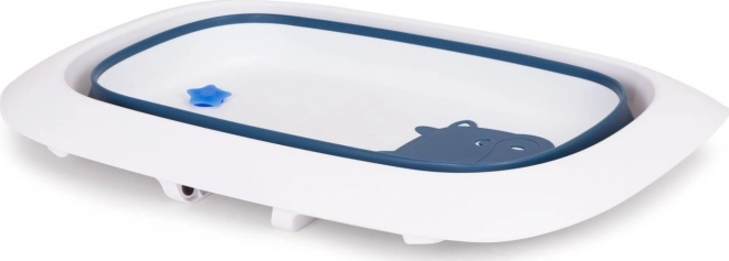 Ecotoys zusammenklappbare Badewanne Kuh, blau