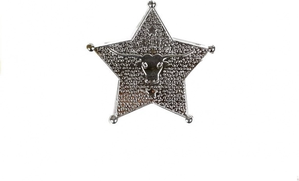 Sheriffstern und Sporen für einen authentischen Look