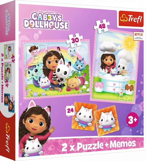 Gabbys Puppenhaus Puzzle 2in1 mit Katzenfreund