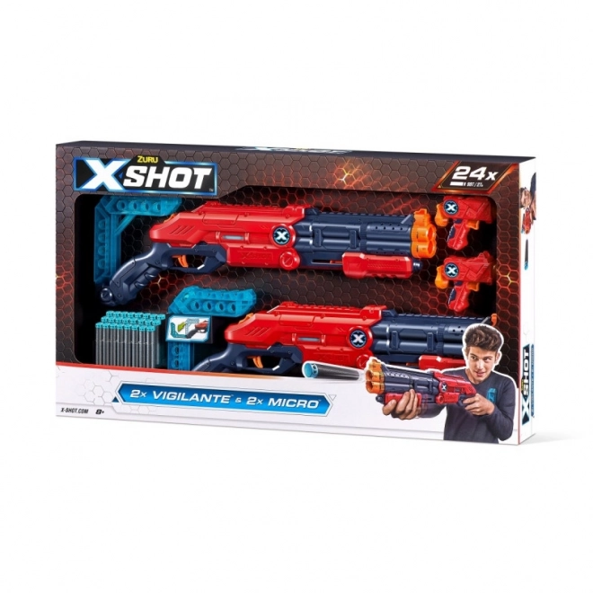 X-Shot Excel Double Combo Pack mit 24 Pfeilen