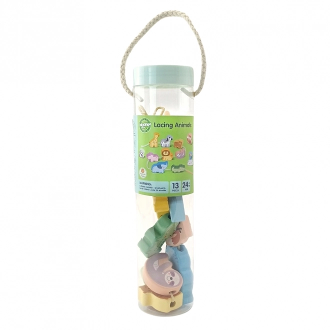 Drewniana Nähspielzeug Zoo von Woopie Green