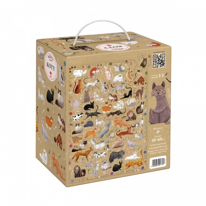 Puzzle 60 Teile Puzzlove - Katzen