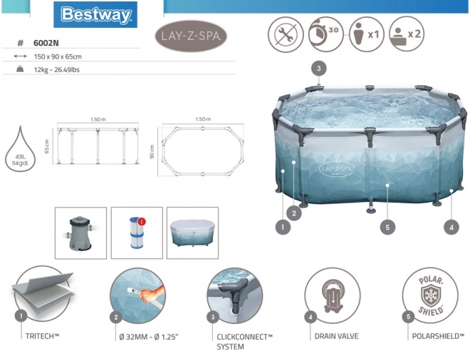 Bestway Kaltwasserbad Set