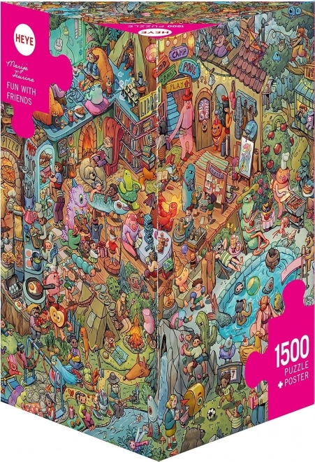 HEYE Puzzle Spaß mit Freunden 1500 Teile