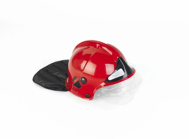 Rote Feuerwehrhelm