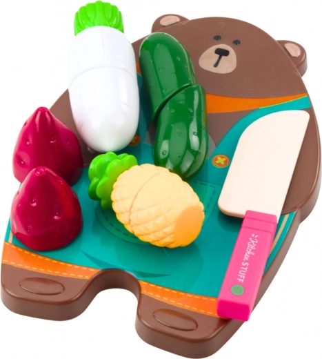 Buntes Gemüseset zum Lernen und Spielen