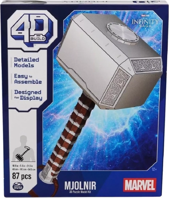 4D Puzzle MARVEL Thors Hammer