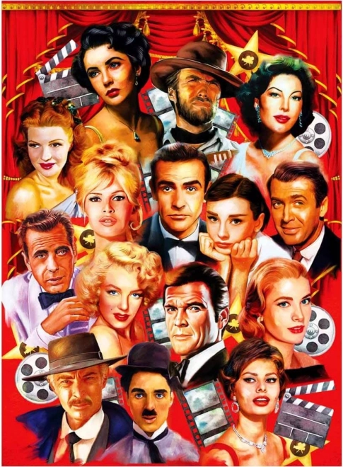 Hollywood-Sterne Puzzle 1000 Teile