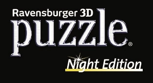 3D-Puzzle 216 Teile Eiffelturm bei Nacht