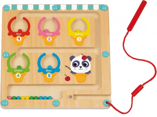 Magnetisches Spiel Drehe Eis für Kinder