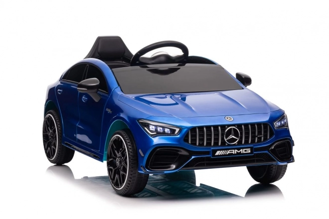 Elektrisches Kinderauto Mercedes CLA 45s AMG in Blau