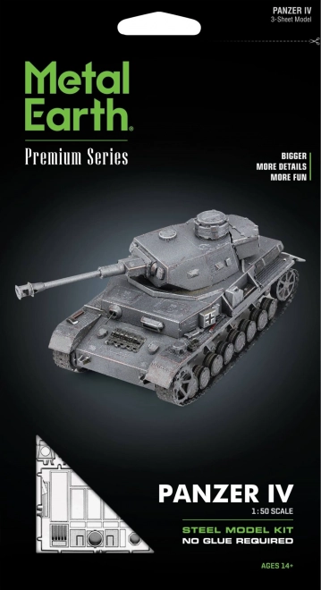 3D Modellbausatz Panzer IV - METAL EARTH Premium