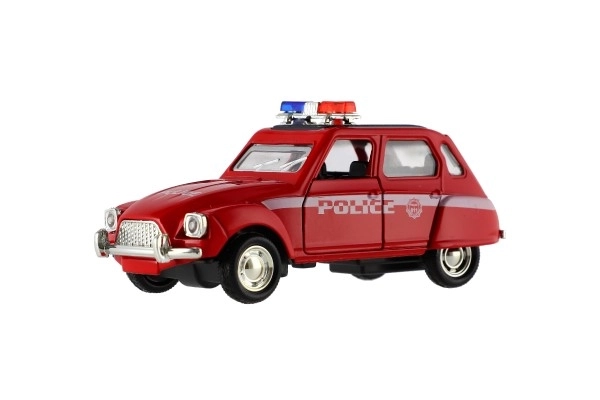 Retro Polizeiauto mit Rückzugsmechanismus