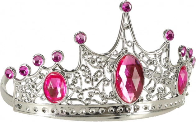 Funkelnde Krone und Schmuck für einen königlichen Look